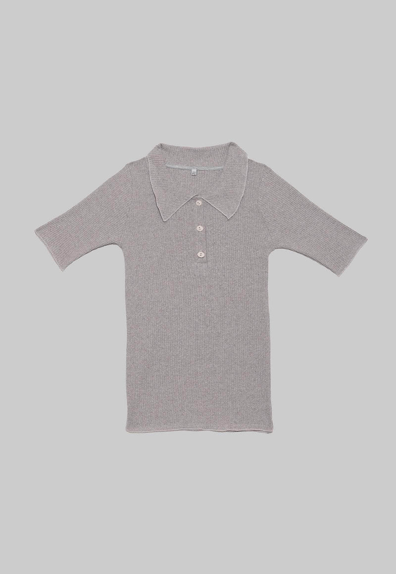 Dual Polo Grey Melange
