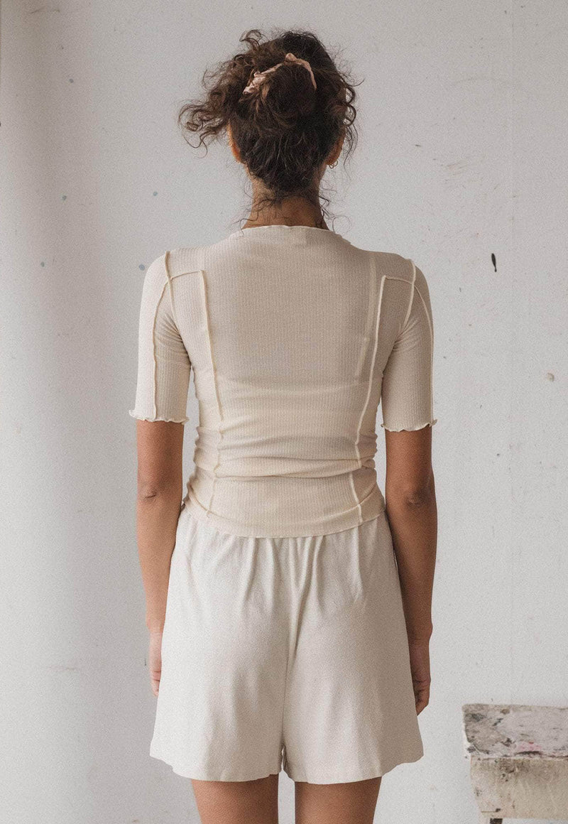 Omato 3/4 Tee Shirt Off White