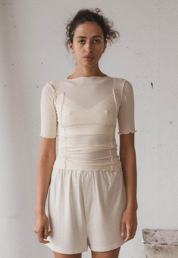 Omato 3/4 Tee Shirt Off White