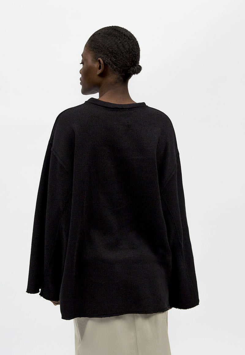 Maggie Oversized Jumper Black