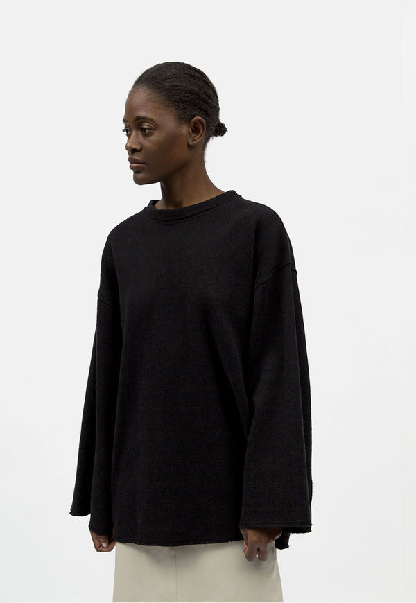 Blacktogrey Maggie Oversized Jumper Black