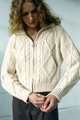 Donegal Cardigan Natural