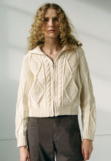Donegal Cardigan Natural
