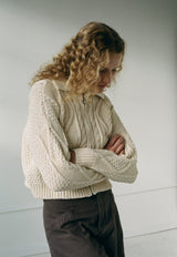 Donegal Cardigan Natural