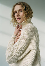Donegal Cardigan Natural