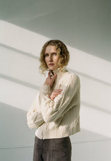 Donegal Cardigan Natural