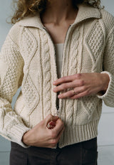 Donegal Cardigan Natural