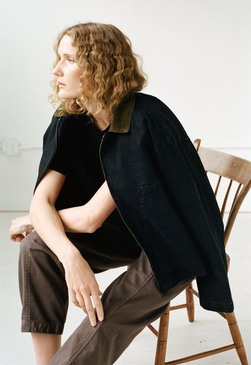 Studio Jacket Washed Black