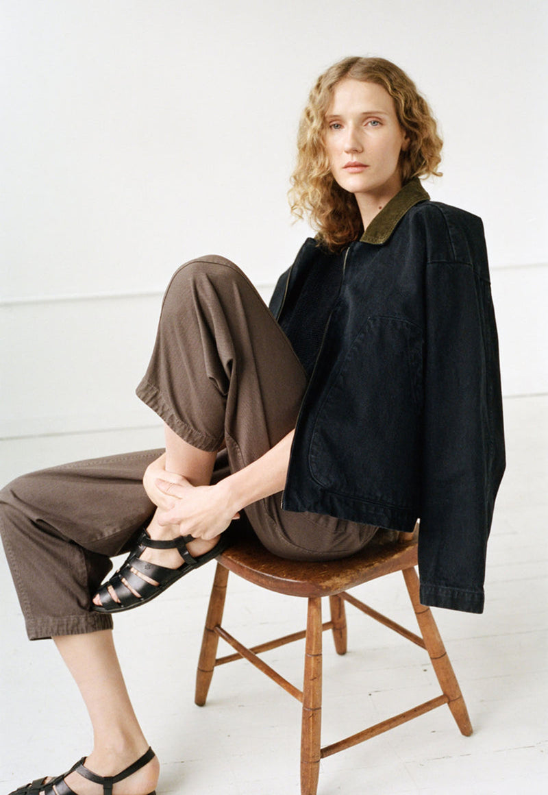 Studio Jacket Washed Black