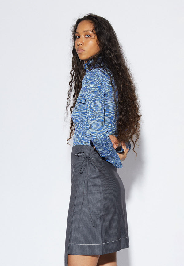 Larissa Pinstripe Skirt