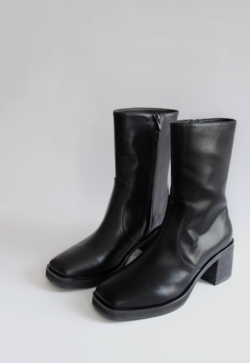 Norfolk Stacked Ankle Heel Boot