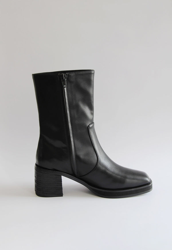 Norfolk Stacked Ankle Heel Boot