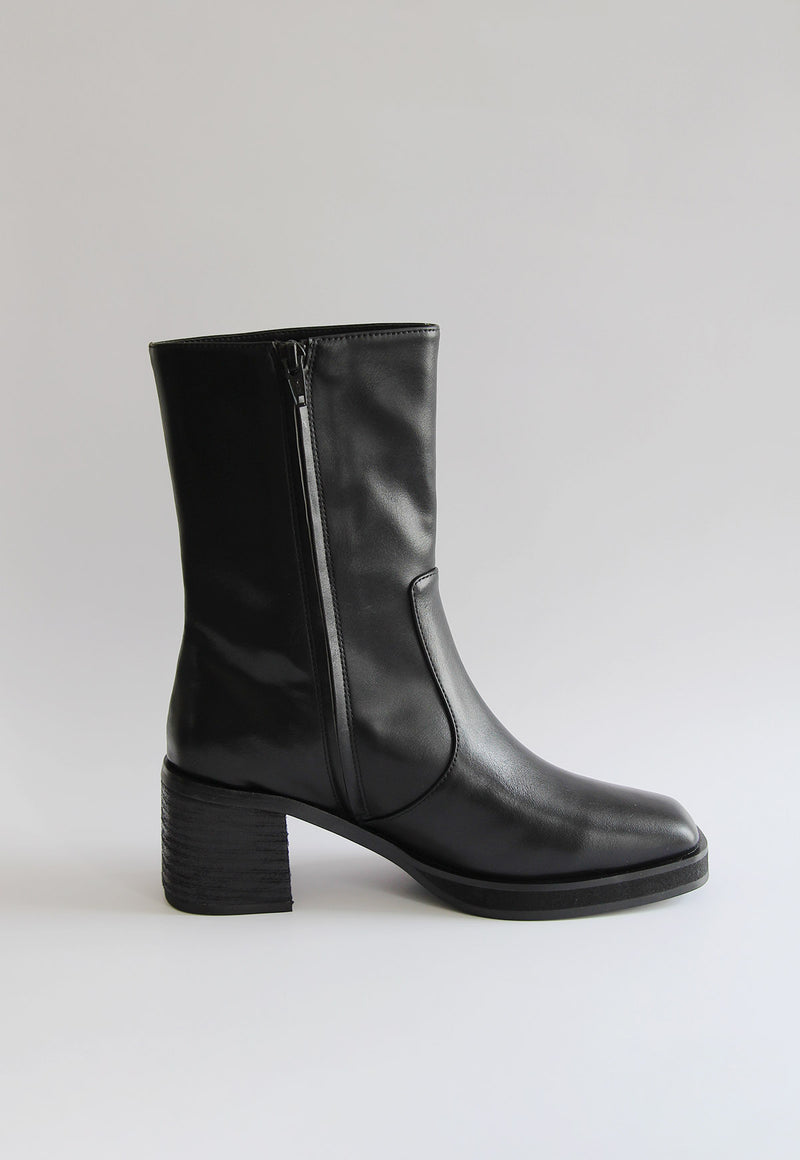Norfolk Stacked Ankle Heel Boot