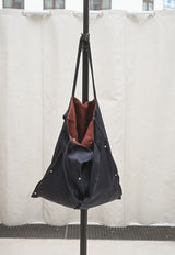 Clavo bag Blue Black Satin