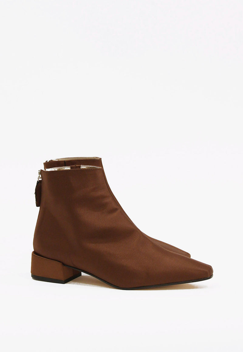 Robbie Ankle Boots Coffee, shoes, About Arianne, - nois