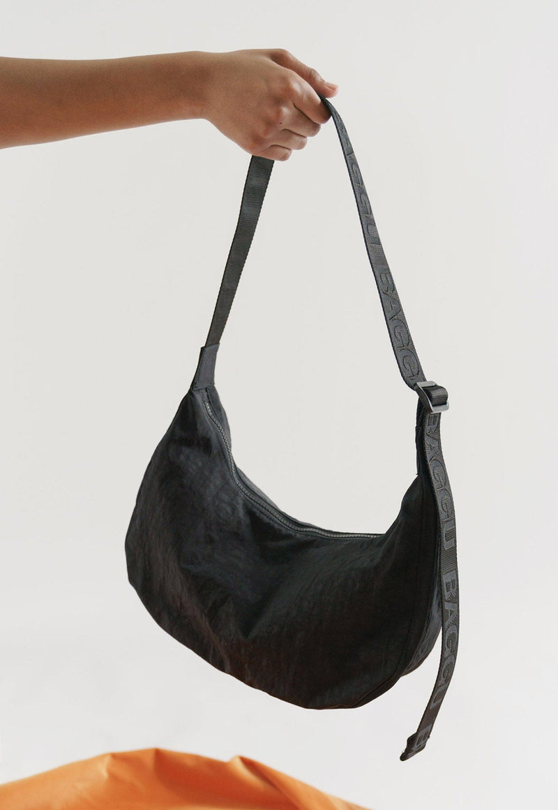 Large Crescent Bag | Black – Pigment