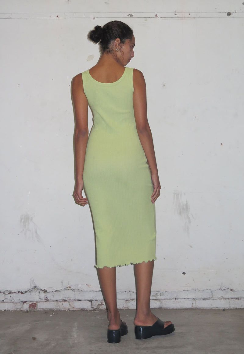 Process Reversible Dress Celery NOIS NEW YORK Process Reversible Dress Celery NOIS NEW YORK