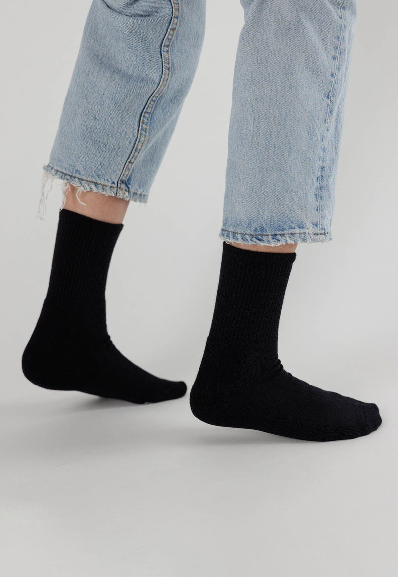 Ribbed Sock Black