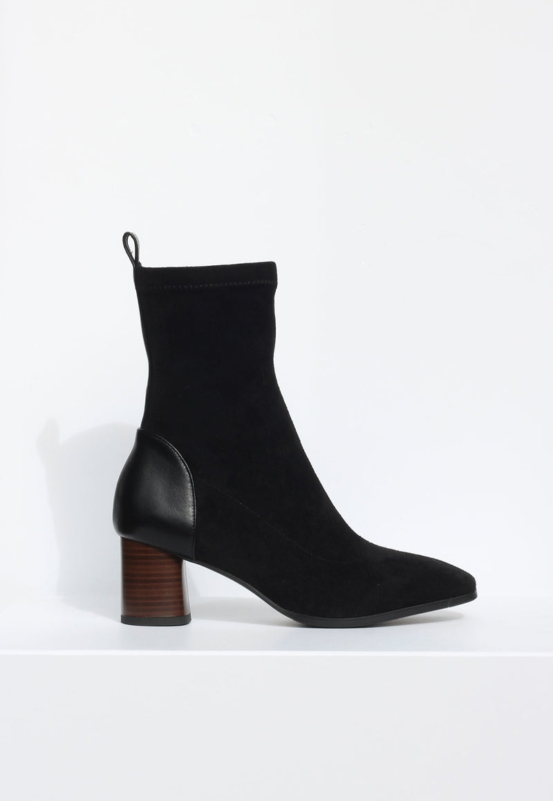 Paloma Sock Boots Black