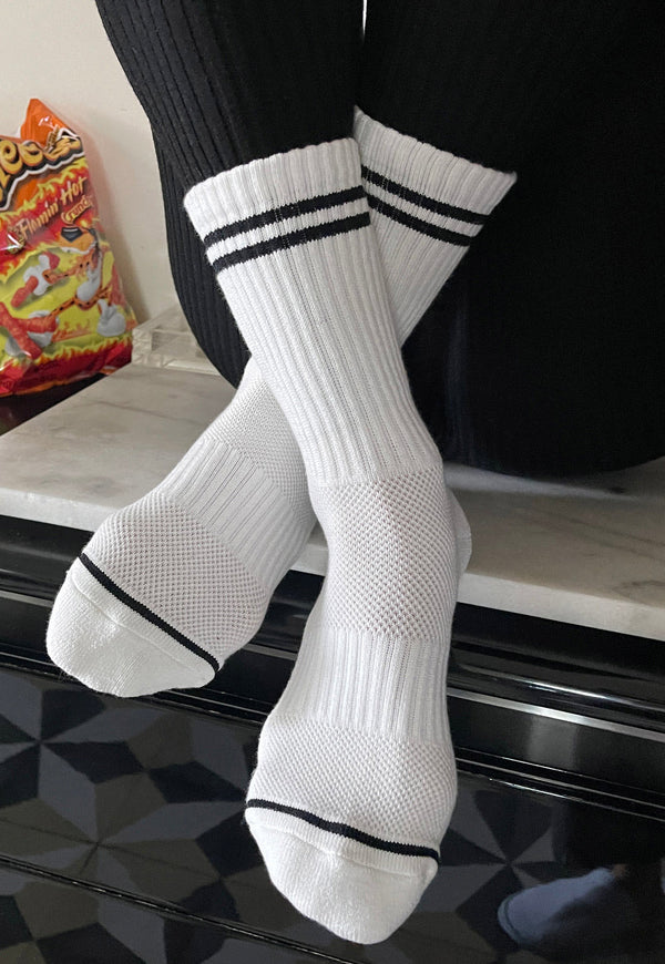 Boyfriend Socks Classic White