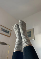 Cottage Socks Heather Grey