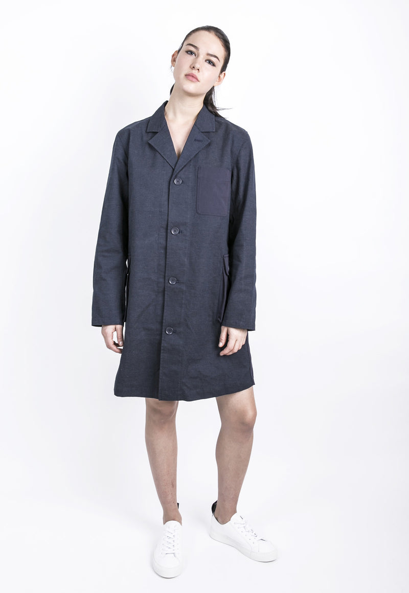 Unisex Pocket Shop Coat, jacket, Wisdom Apparel, - nois