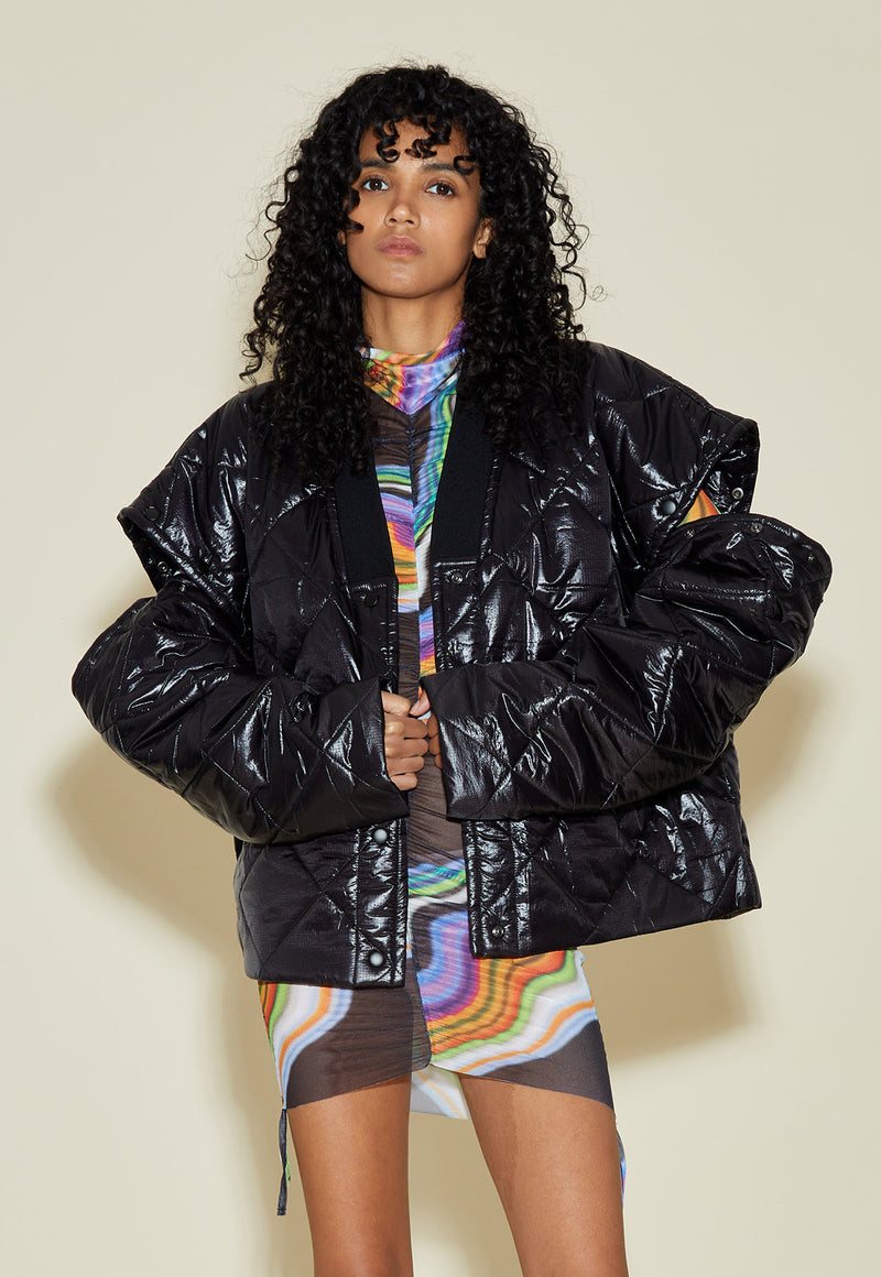 OSActive Bomber Quilted Black
