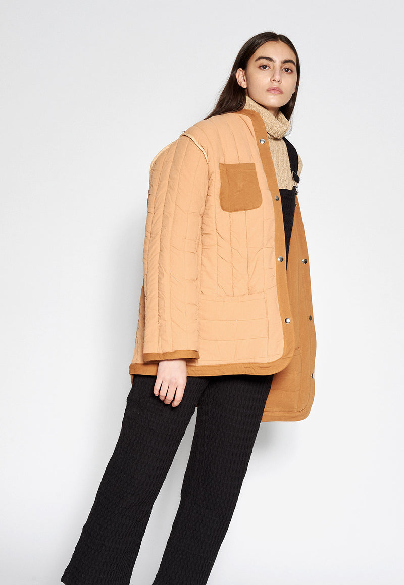 Sawyer Reversible Quilted Jacket Clove